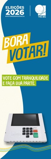 Banner vertical Bora votar!