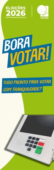 Banner vertical Bora votar!