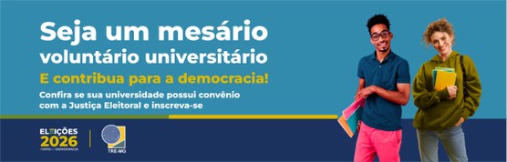 Mesário Voluntário Universitário