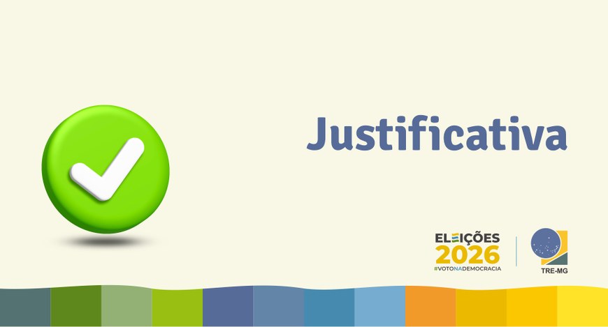 Eleitor pode justificar pelo e-Título, Autoatendimento Eleitoral ou nos cartórios eleitorais