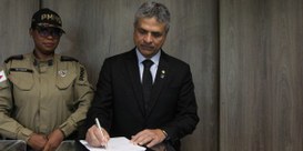 Coronel Cleide Rodrigues e desembargador Carlos Henrique Perpétuo Braga