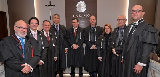Desembargador Carlos Henrique Perpétuo Braga, Ricardo Barouch e desembargador Júlio César Lorens...