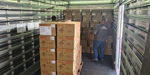 Envio das urnas eletrônicas para as zonas eleitorais
