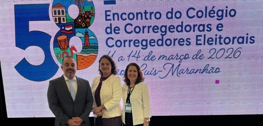 Foto do Des. Carlos Henrique Perpetuo Braga durante 58º Encontro do CCORELB