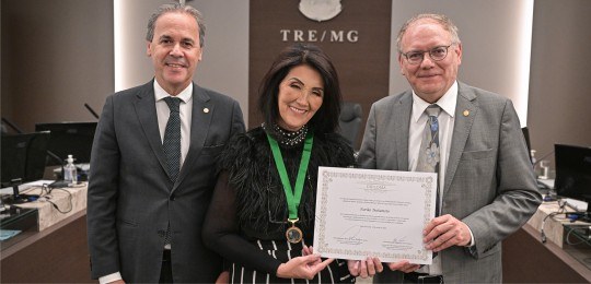 Desembargador Maurício Soares, Noriko Tsukamoto e desembargador Paulo Tamburini