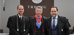 Desembargador Júlio César Lorens, José Jairo Gomes, desembargador Ramom Tácio.