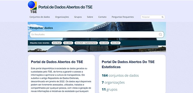 Portal de dados abertos do TSE - 14.10.2025 Portal de dados abertos do TSE - 14.10.2025