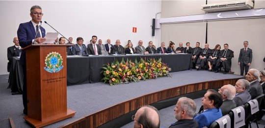 Ministra Cármen Lúcia durante discurso