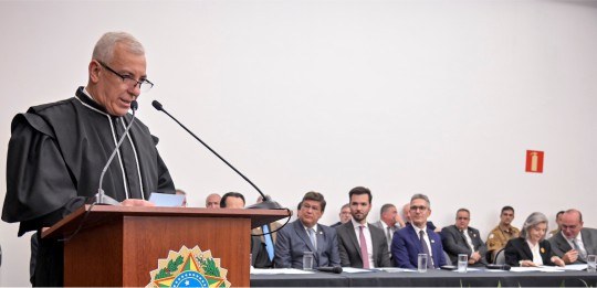 Desembargador Octavio Boccalini durante discurso
