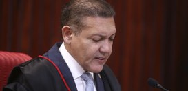 Ministro Nunes Marques no plenário do TSE