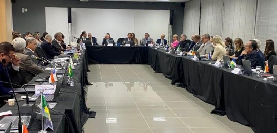 Foto da reunião com os integrantes do 84ª COPTREL