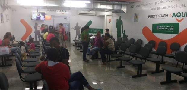 TRE-MG Biometria no posto de atendimento do shopping de Contagem