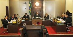 TRE-MG Sessão de corte com o presidente Desembargador Paulo Cesar Dias - Foto: Cláudia Ramos - C...