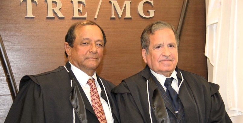 TRE-MG des-paulo-cesar-dias-des-domingos-coelho TRE-MG - Desembargador Paulo Cézar Dias Desembargador Geraldo Domingos Coelho - Foto: Cláudia Ra...
