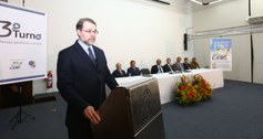 Ministro Dias Toffoli em palestra no TRE-MG em 26/02/16.
Foto: Coordenadoria de Comunicação Soc...