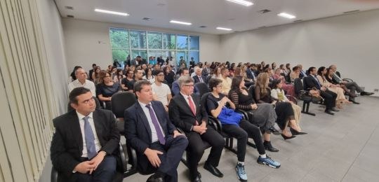Foto dos convidados na homenagem ao presidente - Curvelo