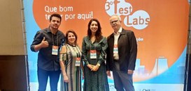TRE-MG-Liods-encontroRS Foto dos 4 participantes do TRE-MG no 3º Festlabs