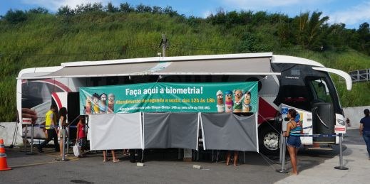 Ônibus TRE Aqui em Justinópolis, Ribeirão das Neves, em 08/04/2019.