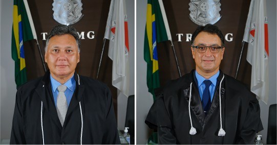 TRE-MG-posse-federais Juízes Guilherme Doehler (esquerda) e André Vasconcelos (direita)