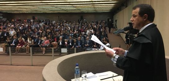 Posse do desembargador Pedro Bernardes na Presidência do TRE-MG em 21/06/18.