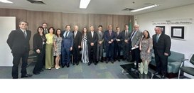 TRE-MG-reunião-juizesBH Foto da reunião dos juízes eleitorais de BH com o presidente