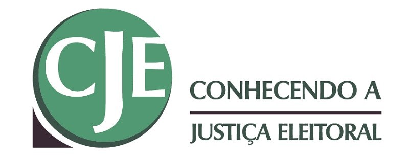 Logo do projeto Conhecendo a Justiça Eleitoral.