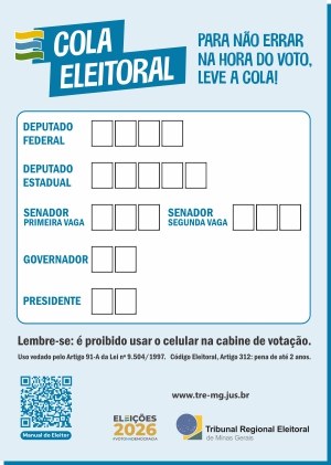 colinha TRE-MG Eleições 2026