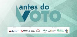 Card do projeto Antes do voto, com informações sobre a edição em Governador Valadares