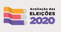 Banner retangular com fundo branco. Na metade esquerda, aparecem três setas, nas cores laranja, ...
