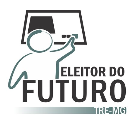 TRE-MG logomarca eleitor do futuro