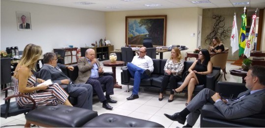 Visita do presidente do TRE-MG, desembargador Rogério Medeiros, a Nova Lima, em 17/12/2019