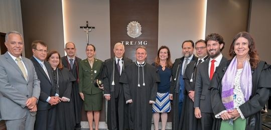 Desemb. Miguel Ângelo e todos da corte