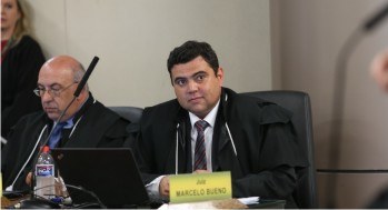 TRE-MG posse - marcelo - bueno Posse do advogado Marcelo Bueno como integrante da Corte Eleitoral mineira na classe dos juristas.