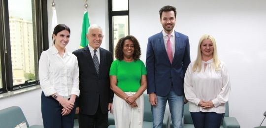 Presidente do TRE , deputadas estudais e Tadeu Leite