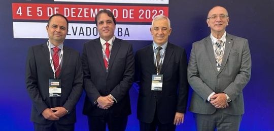 Presidente e outros presidentes no 17º encontro cnj de qualidade 2023