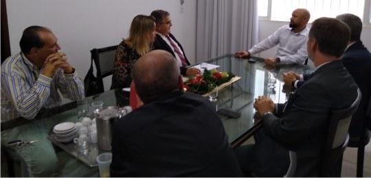 Visita do presidente do TRE-MG, desembargador Rogério Medeiros, a Ribeirão das Neves, em 11/12/2...